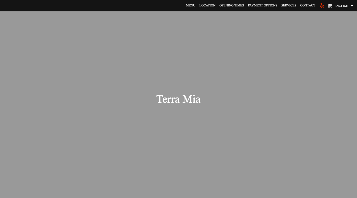 Terra Mia dining space