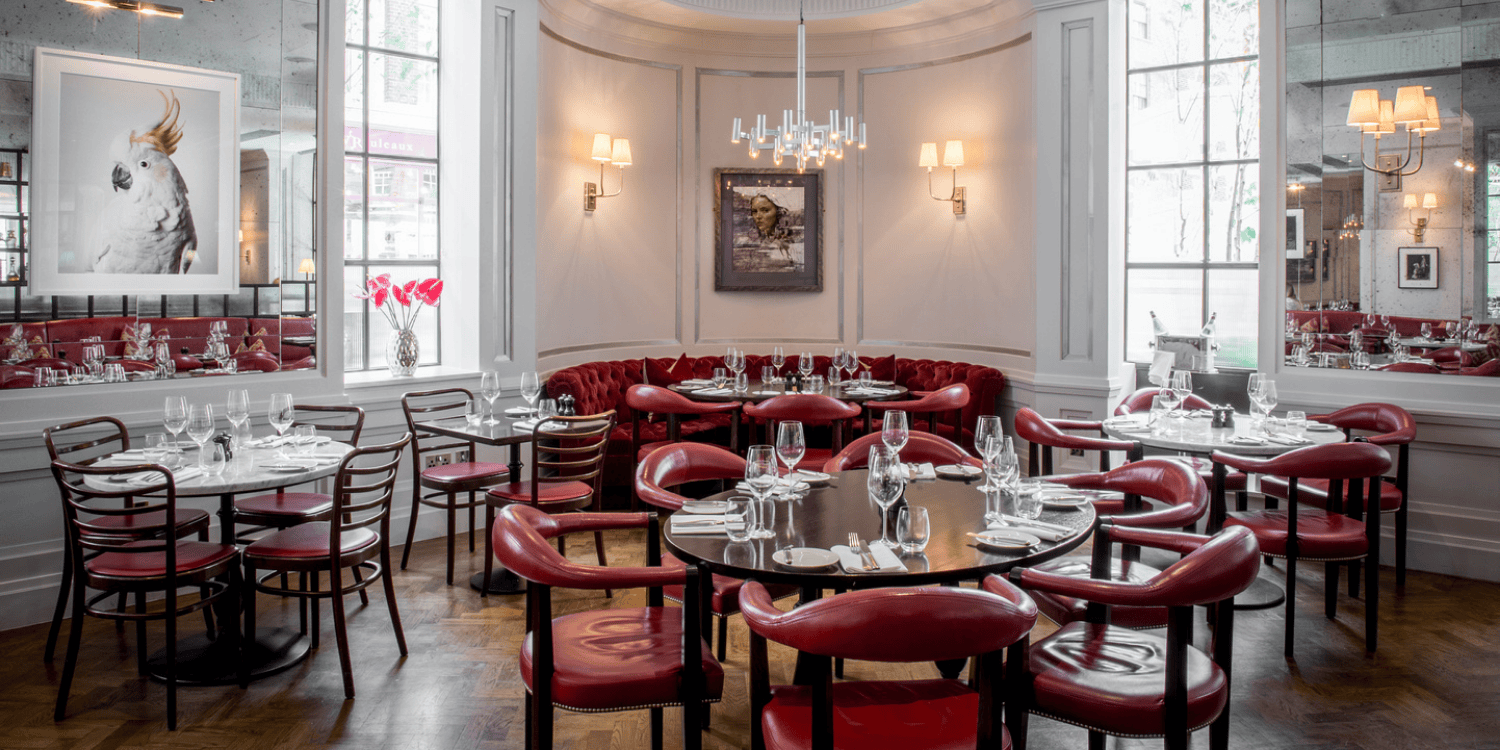 108 Brasserie dining space